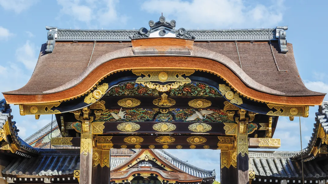 Entrance to Nijo Castle (detail), Kyoto