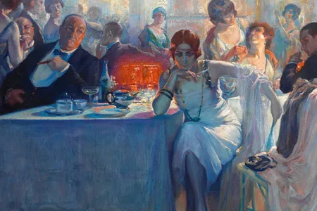 The show features 60 works by women and 70 by men, including Carlos Verger Fioretti's Phalaena (1920).