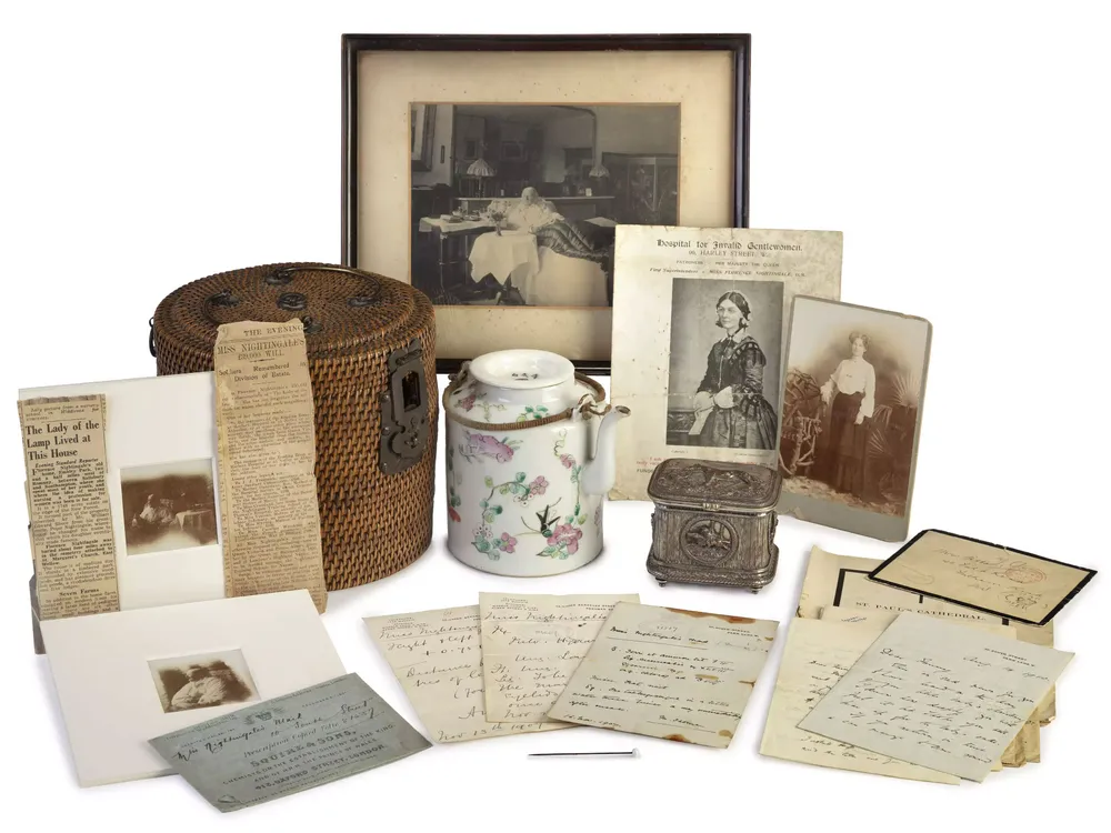 Photographs and other items connected to Florence Nightingale