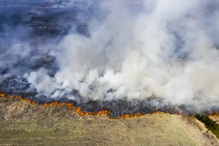 The Arctic is heating up twice as fast as the global average, leading to melting permafrost and raging peat fires.