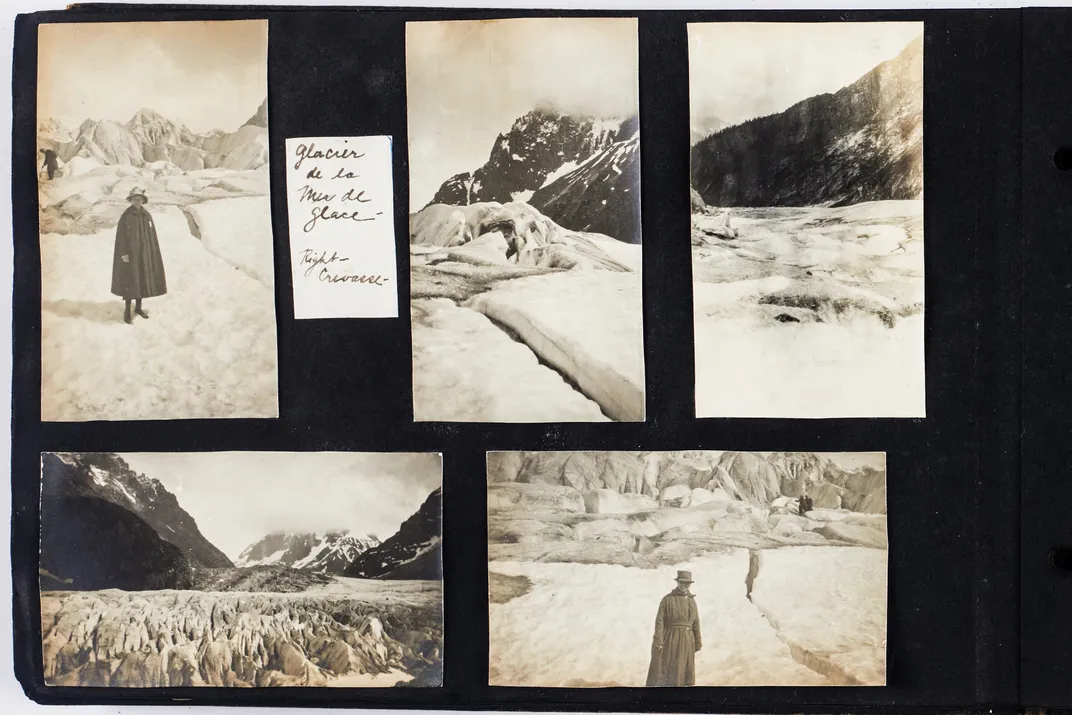 Photos of and by Caroline Finley (bottom) at Mer de Glace glacier on Mont Blanc, during a well-deserved excursion.