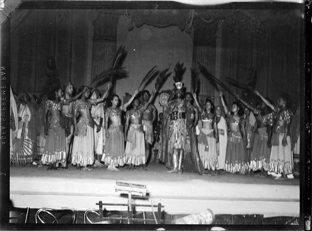 A photo of the NNOC's October 30, 1941, performance of Aida​​​​​​​