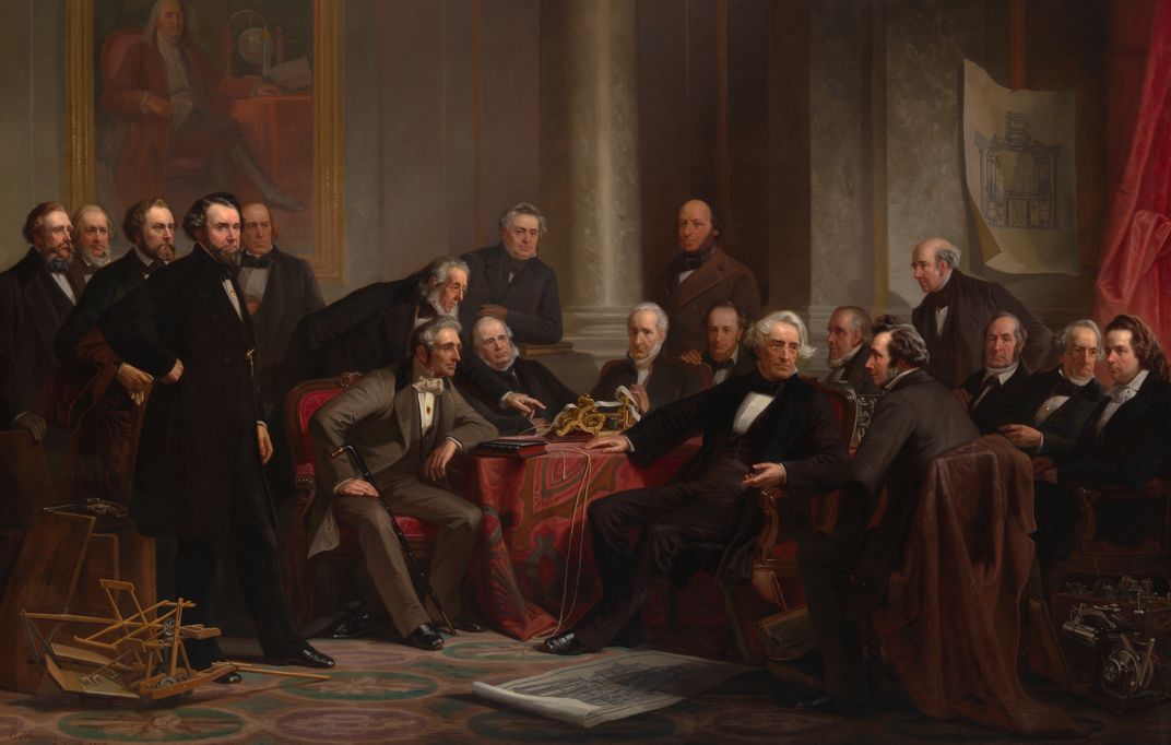 Men of Progress by Christian Schussle, 1862