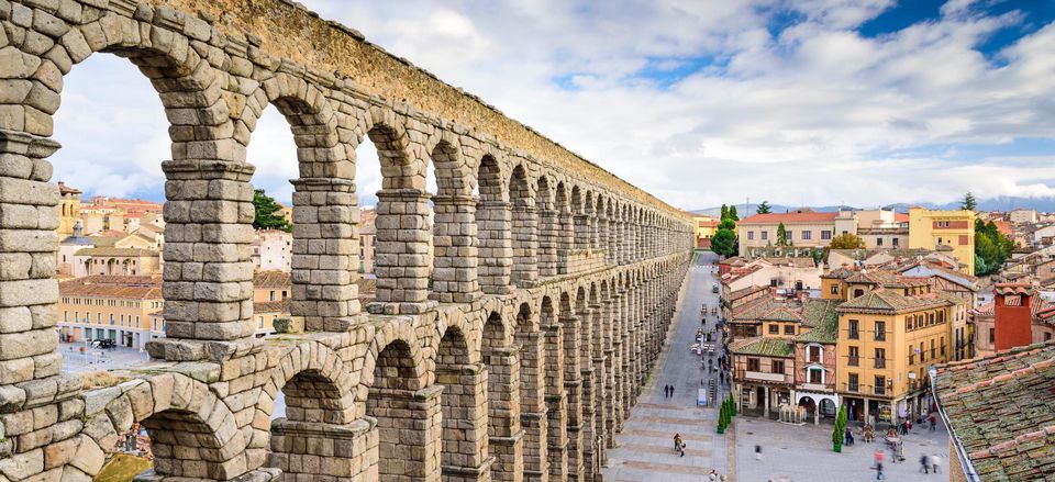  The Roman aqueduct, Segovia 