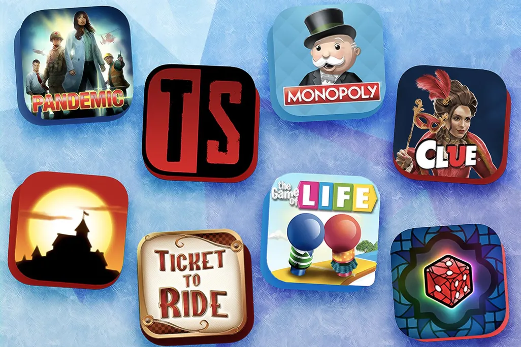 Board games collage