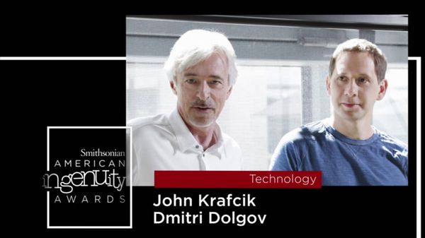 Preview thumbnail for Smithsonian Ingenuity Award Winners: John Krafcik and Dmitri Dolgov