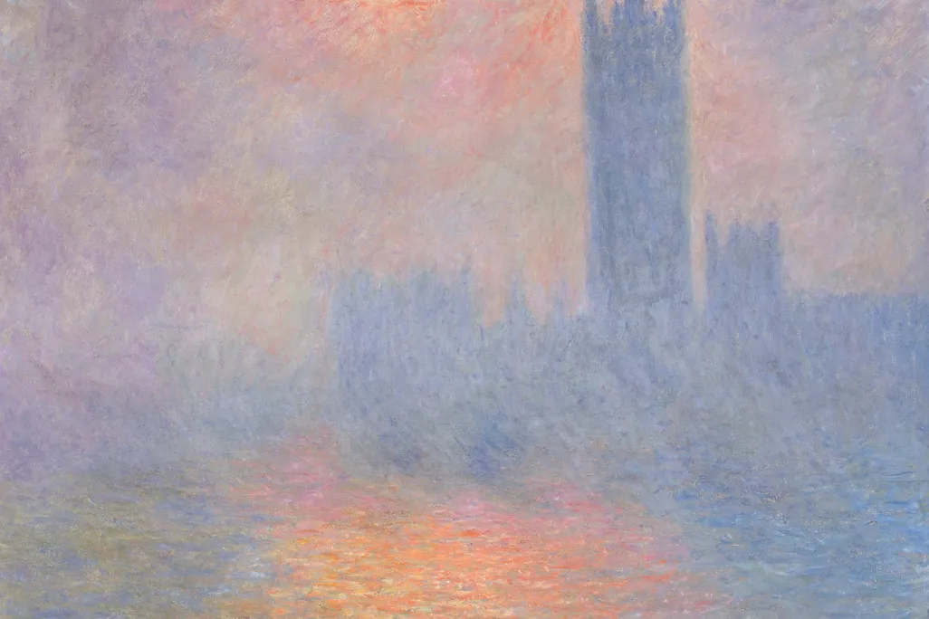 Claude Monet, London, Parliament, Sunlight in the fog
