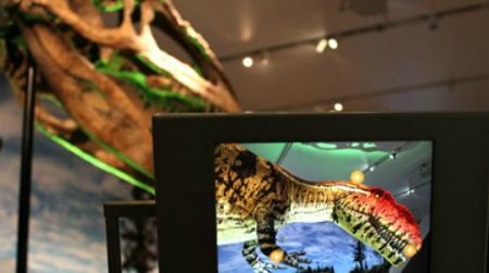 Augmented reality puts flesh on dinosaur bones.