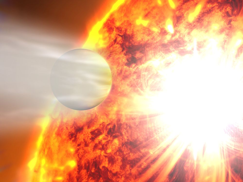 HD 189733b Solar Flare