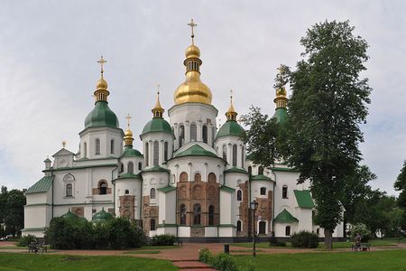 The graffiti found on St. Sophia's walls includes sketches of cats, business announcements and invocations of medieval curses