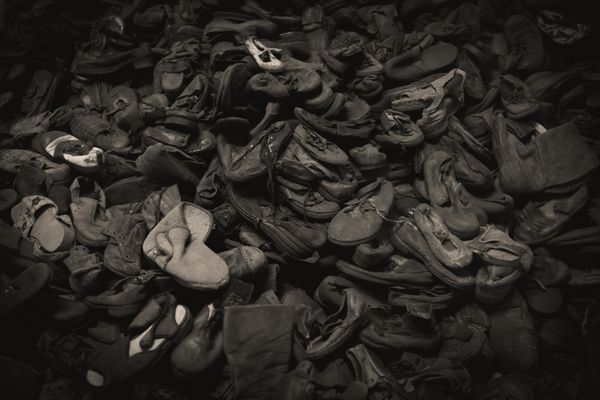 Shoes on Display at Auschwitz-Birkenau thumbnail