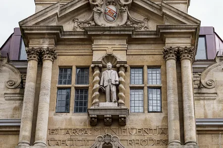 Rhodes left Oxford&#39;s Oriel College around $17 million in today&#39;s money.