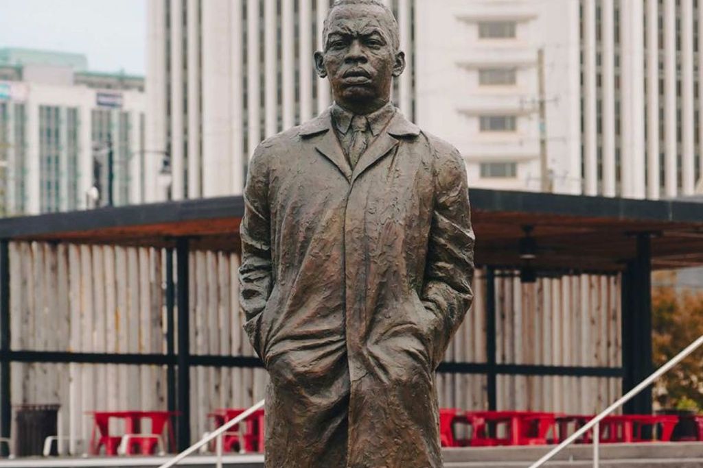 John Lewis statue