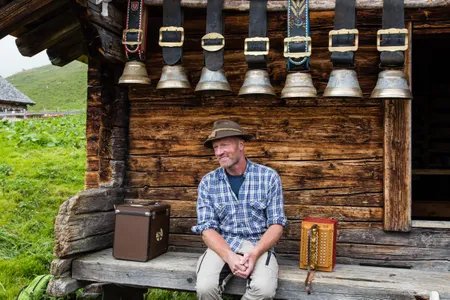 Andreas, one of the farmers at Eigeralp.