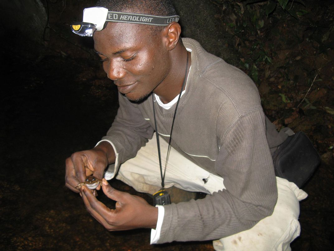 Herpetologist Caleb Ofori-Boateng