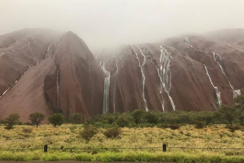 Uluru Waterfall