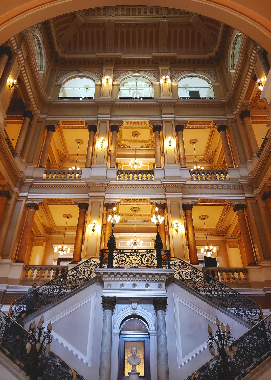The National Library of Brazil in Rio de Janeiro