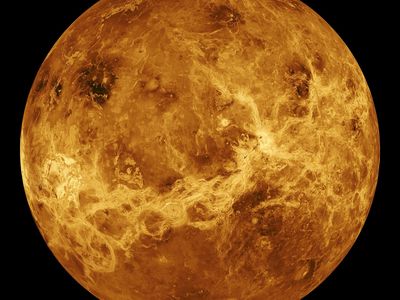 The Magellan probe captured radar images of the surface of Venus