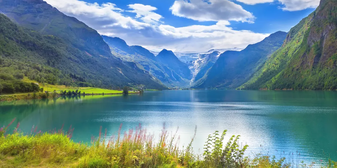 Fjord near Olden