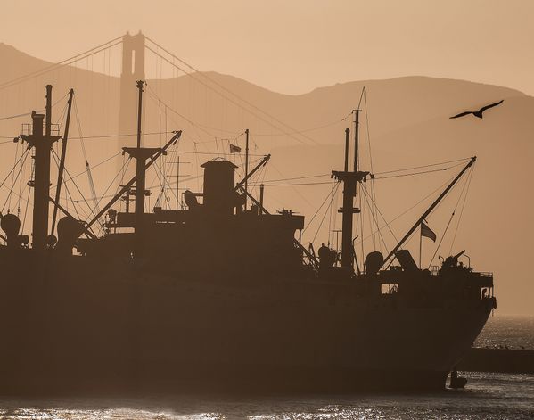 A ship in San Francisco Bay thumbnail