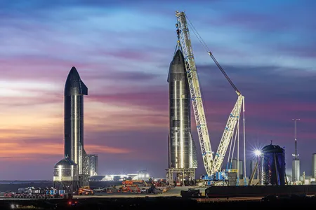 Not just a ship, but a shipyard. The SpaceX plan to launch hundreds of vehicles a year from Starbase (seen here in January 2021) will require a pace of operations never even attempted in the rocket business.

