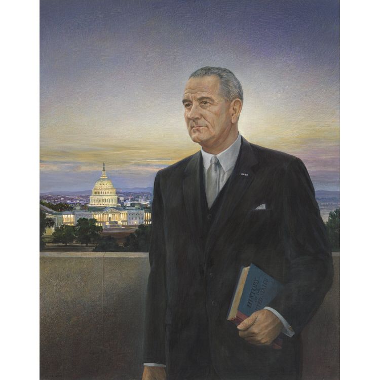 LBJ portrait