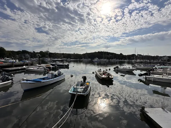 Quissett Harbor in Woods Hole just before dusk thumbnail