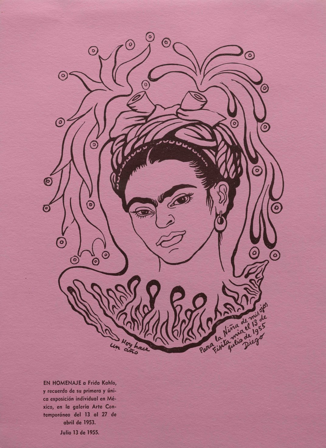 Portrait of Frida Kahlo