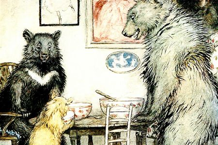 The three bears whom Goldilocks infamously meets