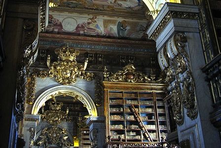 The University of Coimbra’s grand old Biblioteca Joanina houses both books and bats.