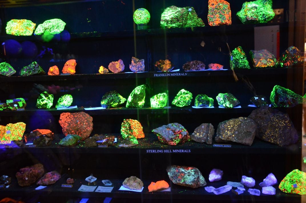 Glowing Rocks under blue lighting. | Smithsonian Photo Contest ...