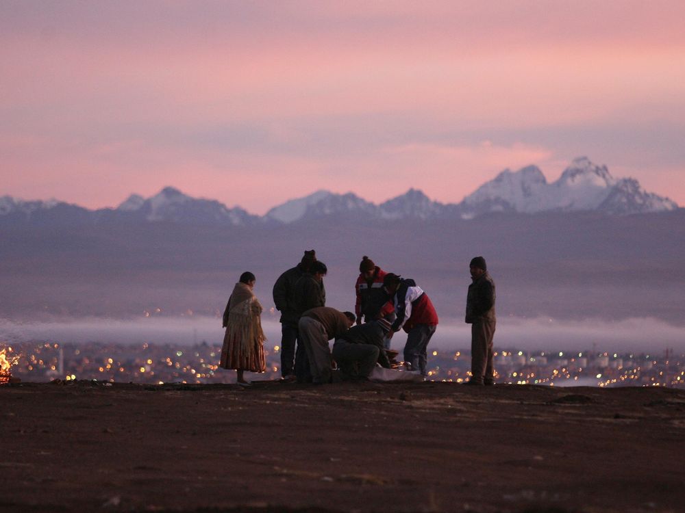 Winter Solstice Ceremony, La Paz, Bolivia