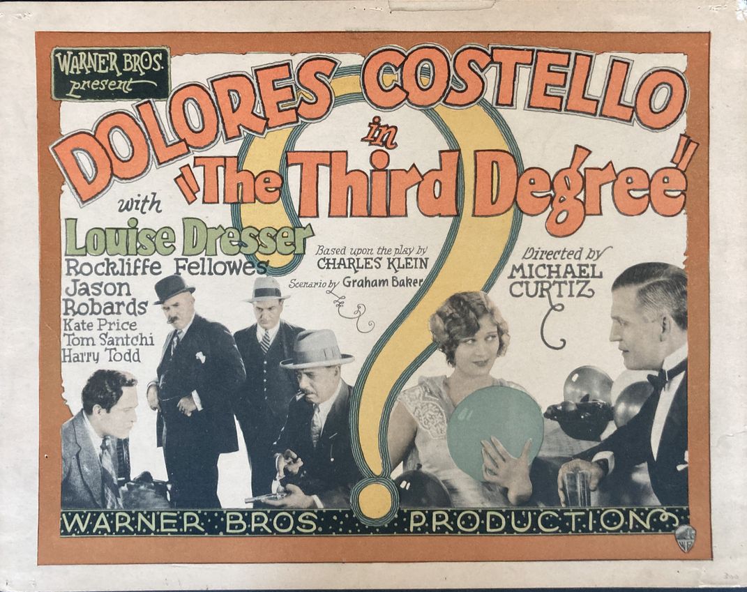 Lobby card for "The Third Degree"