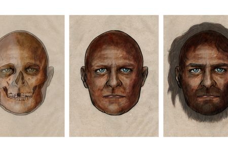 Researchers recreated what the 7,000 year-old man likely looked like. 