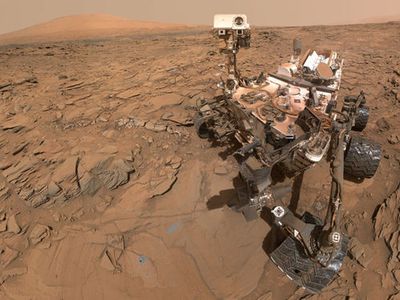 As more countries and companies send spacecraft to other worlds, scientists are worried about potential contamination risks. Here, NASA's Curiosity rover takes a self-portrait on Mars.