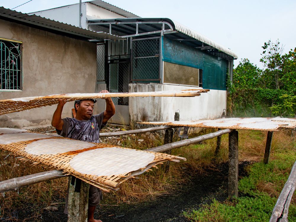 Drying the Rice Sheets | Smithsonian Photo Contest | Smithsonian Magazine