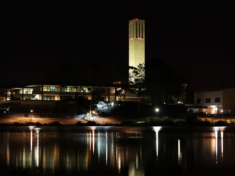 UC Santa Barbara at night Smithsonian Photo Contest Smithsonian