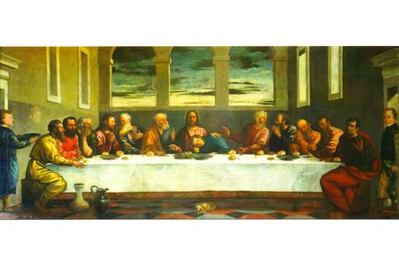 A descendant of art collector John Skippe donated the painting to the parish in 1909.