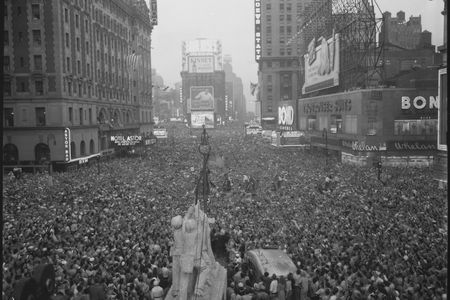 V-J Day in Times Square, New York City.