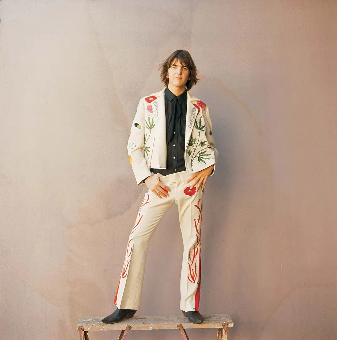 Gram Parsons wearing a Nudie suit