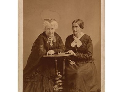 Elizabeth Cady Stanton and Susan B. Anthony
Date: c. 1870
Albumen silver print
