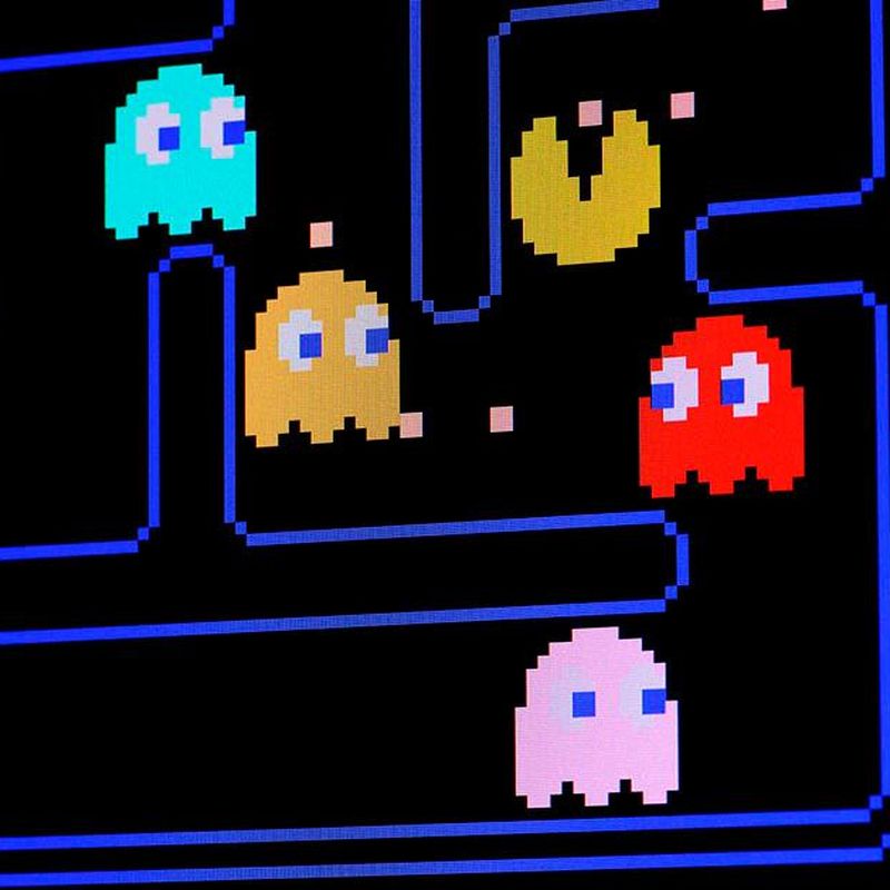 Pacman And Ms.Pacman  Pacman, Video game wall art, Cute doodle art