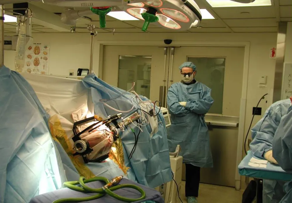Neurosurgeon in Operating Room