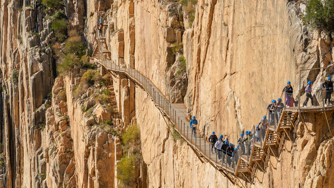Hiking along the Caminito Del Rey