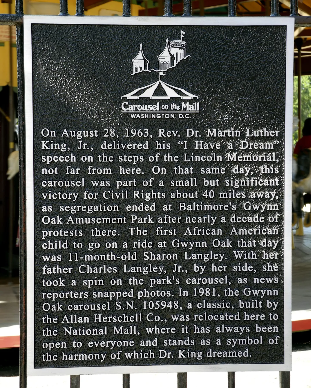 A Young Black Girl Was the First to Desegregate a Maryland Carousel in the 1960s. Now, the Historic Merry-Go-Round Will Entertain Visitors on the National Mall