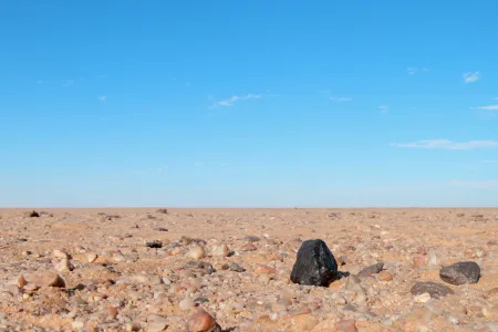 A piece of the Almahata Sitta in Sudan
