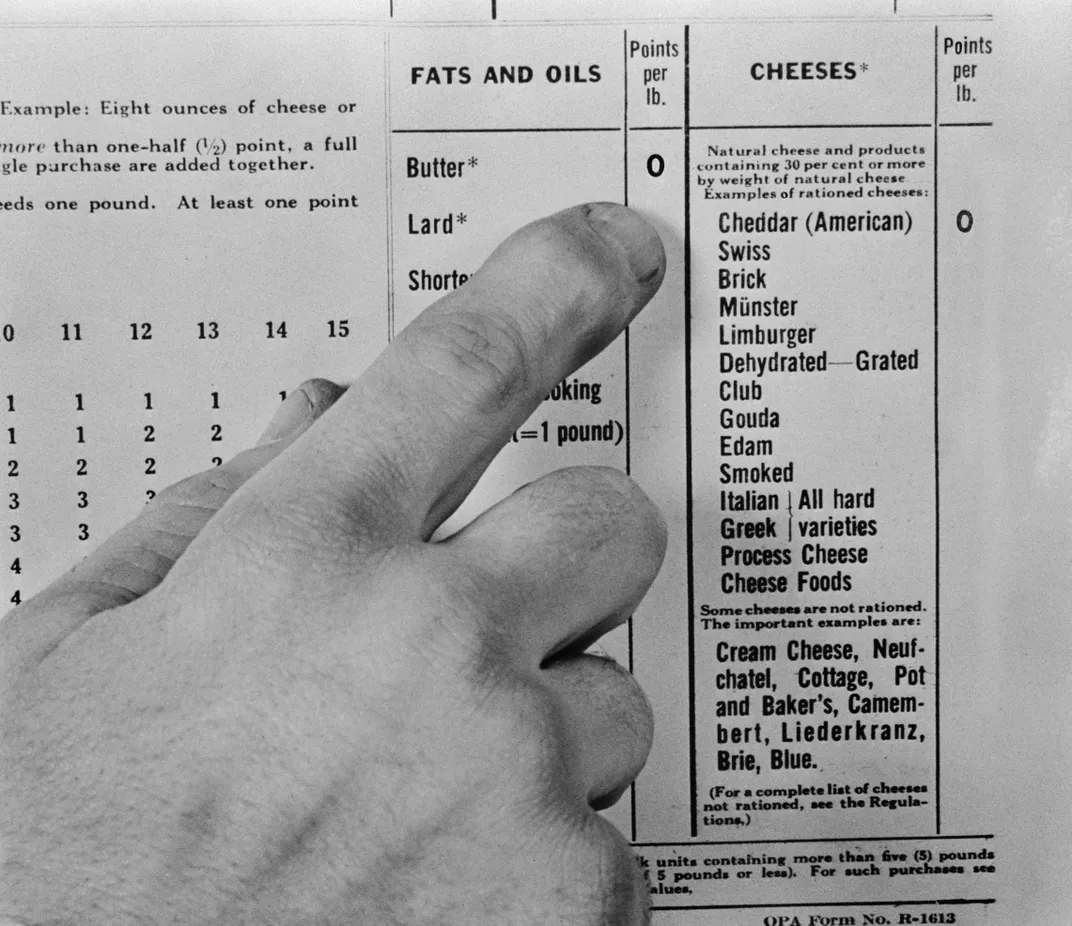 Rationing was a fact of life during World War II