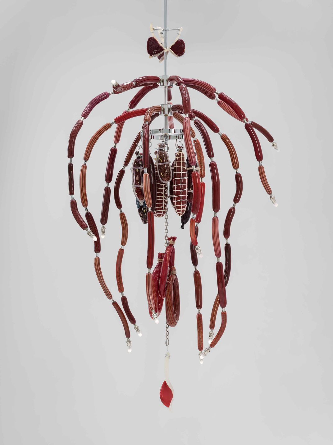 Meat Chandelier by Deborah Czeresko, 2018