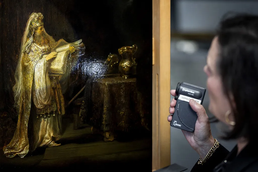 Vision of Zacharias in the Temple, Rembrandt van Rijn