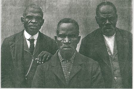 L to R: Ward Lee, Tucker Henderson and Romeo were three of the nearly 500 captives illegally transported on the Wanderer.